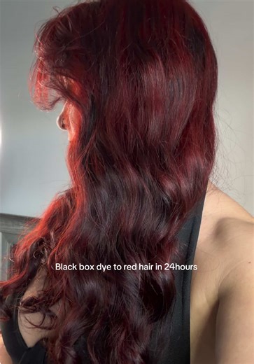 Transform Black Box Dye to Red Hair at Home in 24 Hours