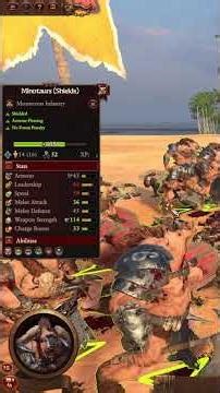 Minotaurs but they block missiles! #totalwarwarhammer3