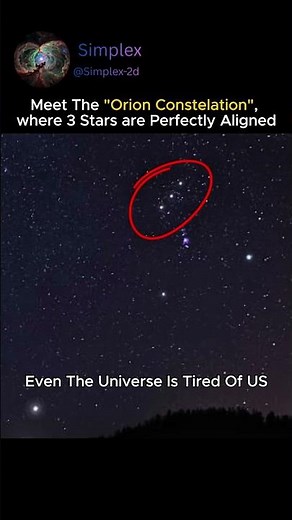 A Sign From Above The Orion’s Belt