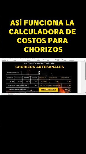 How to Calculate the Cost of Making Chorizo ​​#homemadechorizo ​​#calculator