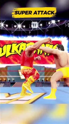 Hulk Hogan vs Andre the Giant – Legendary Showdown 😱🔥 #wwe #shorts #wweviral #wwelegends #wweraw