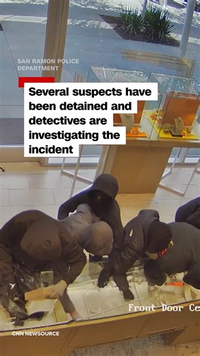 HEIST CAUGHT ON CAMERA | Roughly 25 people were caught on surveillance video storming a California jewelry store in a daytime armed robbery, stealing nearly $1 million worth of merchandise. More details here: http://www.kare11.com/article/news/nation-world/jewelry-store-robbery-caught-on-camera-california/507-5c9ff6b7-2976-4fd8-89fe-e5b7537d58ec?utm_medium=social&utm_source=facebook_KARE_11 | KARE 11