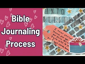 Bible Journaling Process | Create BEAUTIFUL Bible Art Journaling Pages in Minutes