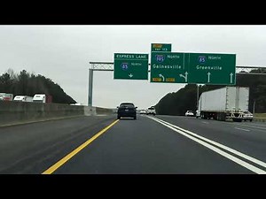 Interstate 85 - Georgia (Exits 113 to 120) northbound (Express Lanes)