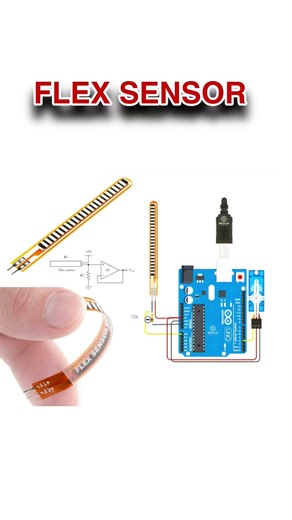 Simple Electronics Wiring.😲#shorts#viralshorts#bitcircuit06#flexsensor