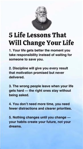 5 Life Lessons That Will Change Your Life | Powerful Motivation for Success