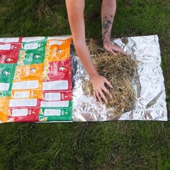 Creating a giant chip pack sleeping bag 😴