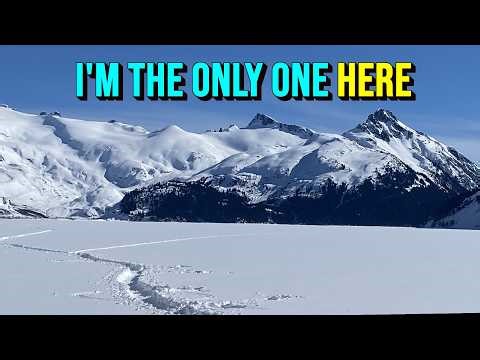 Alone at Garibaldi Lake: Winter Hiking Garibaldi Provincial Park