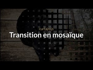 Découverte des Shaders avec curtainsjs : Transition en mosaïque