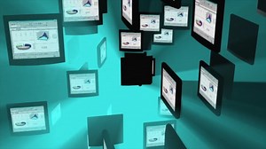 Computer, Monitors, Computer Monitor. Free Stock Video