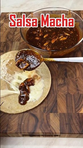 Spicy macha salsa with seeds #salsamacha #recipe #cookingchannel #mexicanfood #cooking