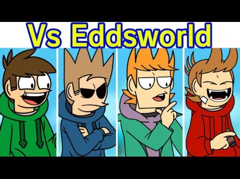 Friday Night Funkin_ VS Eddsworld FULL WEEK Cutscenes (Tord Tom Edd Matt)