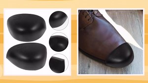 VOSAREA 1 Pair Safety Toe Caps Work Shoes Embedded Guard Caps Protectors Metatarsal Guards Safety Shoe Toe Tips Footwear for Men and Women (For US Size：5.5-12.5)