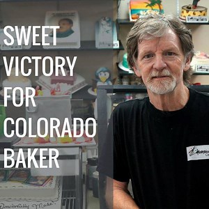 6.5M views · 80K shares | Colorado baker, Jack Phillips’ reaction to winning his Supreme Court case is priceless. | Let Freedom Speak: The Daily Signal | Facebook