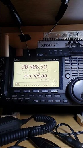 22 October 2025 #radiocommunication ic 9100 10m