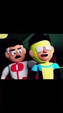 Omni man and Invincible train scene