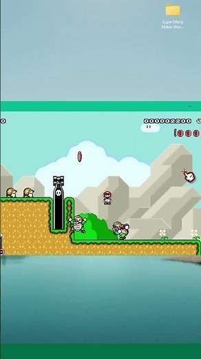 Super Mario Maker World Engine - Version 3.4.3 Mini Gameplay, level created in the editor