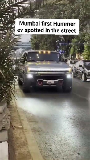 Mumbai first Hummer ev spotted in the street 💀 #hummer #hummerev