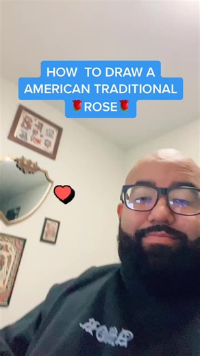 How to Draw a Traditional Rose Tutorial