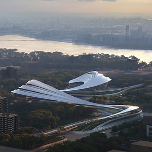 Zaha Hadid Architects designs Jinghe New City Culture & Art Centre
