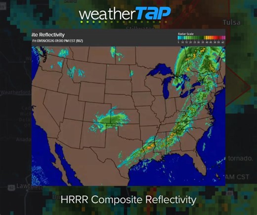 🌧️ Double Threat Today: Flooding Rain & Severe Storms moving across the Southeast. We are tracking two active weather hazards today. A large system is bringing heavy, training rainfall to the Southeast, triggering Flood Watches and Warnings across Mississippi, Alabama, and into Tennessee. At the same time, the Storm Prediction Center has highlighted a risk for severe thunderstorms within this line. The HRRR model (shown below) indicates this squall line will sweep through the region throughout 