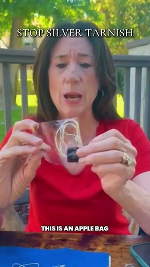 How to Prevent Sterling Silver from Tarnishing ✨ Silver Care Tips #Shorts