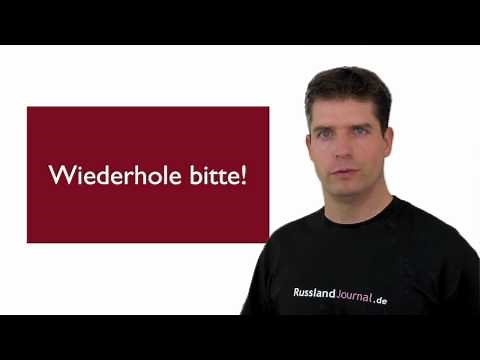 Russisch Sprachübung - Wichtige Ausdrücke - Teil 2