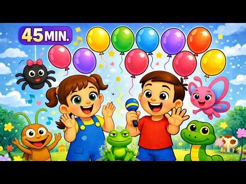 Coletânea Divertida de Músicas Infantis Animadas – 45 Min | Dedé e Bubu Show