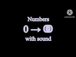 Numbers 0 to Absolute True End with sound