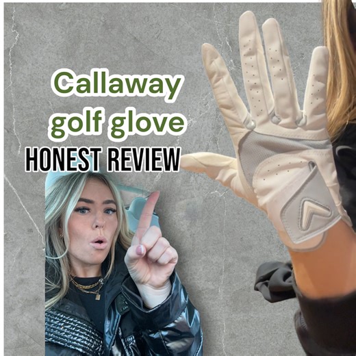Watch HONEST REVIEW Callaway golf glove on Amazon Live