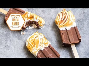 Chocolate Meringue Popsicles - Topless Baker