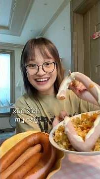 Lâu lắm mới thấy anh này ăn mì cay xúc xích 🌭🍜 #khumcanco