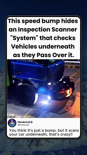 This Speed Bump Secretly Scans Your Car!! #icecream