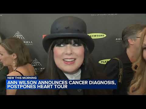 Singer Ann Wilson announces cancer diagnosis, postpones Heart tour