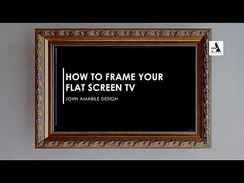 How To Frame Your Flat Screen TV | Where's The Art | TV Design For Your Room | Frame Your TV