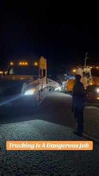 Trucking Is A Dangerous Job #fyp #dangerousjobs #keepingit100experiences #pinkiedabney