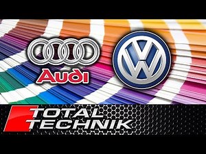 Where to Find Audi VW Volkswagen Paint Colour Color Code - ALL MODELS - TOTAL TECHNIK