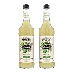Monin - HomeCrafted Margarita Cocktail Mixer, Ready-to-Use Drink Mix, Sweet & Tart, Made with Real Citrus Juices, DIY Cocktails, Just Add Tequila, Perfect on the Rocks or Frozen (750 ml, 2-Pack)