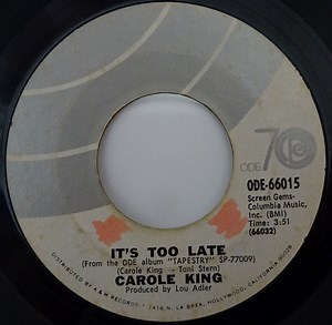 Carole King - It's Too Late