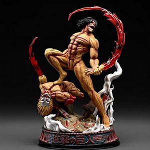 Attack on Titan Figure Eren Jaeger Anime Manga Collectible - Etsy Australia