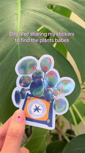 Calling all journal and scrapbooking addicts, may your plant babies thrive ✨ a money plant sticker to manifest good fortune and good luck 📝 #sticker #artistsoftiktok #digitalartist #smallbusiness #junkjournal