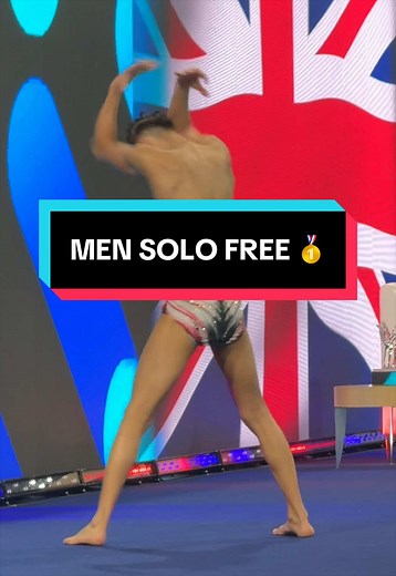 Ranjuo Tomblin makes it 2/2 in the Men's Solo Events at the Super Final! 🥇 #ArtisticSwimming #worldcup #full #routine @ranjuotomblin