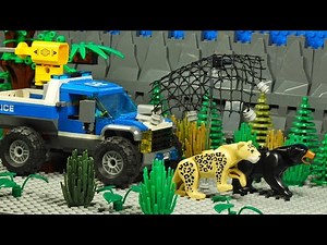 Lego City Zoo Escape Police Caught Escaped Animals