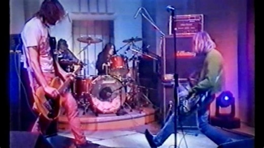Watch Nirvana troll a prime-time TV chat show host with a riotous performance of the most punk rock song on Nevermind