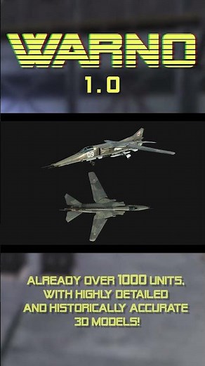 WARNO "1.0": Already 1000 units with highly detailed and historically accurate 3D models!