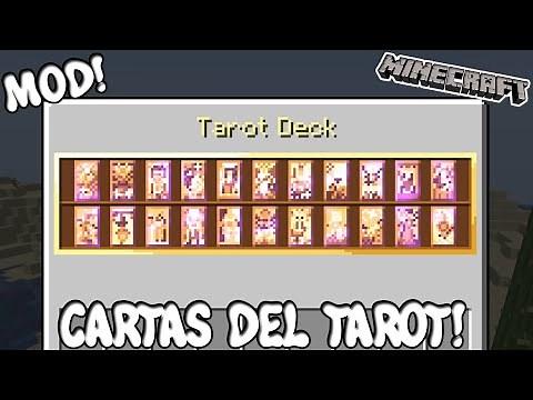 LAS CARTAS ÉPICAS! Minecraft 1.19.2 MOD TAROT CARDS!