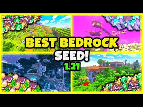 BEST SEED EVER!! In Minecraft Bedrock 1.21!