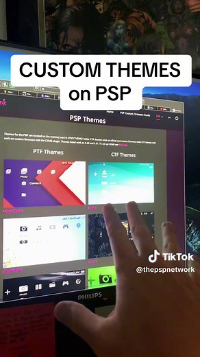 Here is how to add custom ptf themes on PSP #psp #hackedpsp #jailbreakpsp #playstation