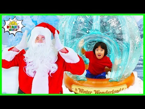 Ryan helps Animals feels better and go Visit Santa Claus at the North Pole