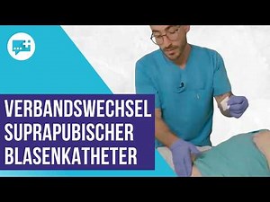 Dressing change of suprapubic bladder catheters (SBK): Preparation, procedure, follow-up